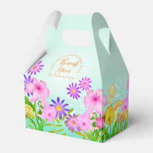 Caja Para Regalos Floral Garden Tent Favor Box