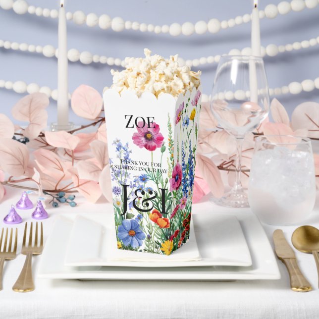 Caja Para Regalos Floral garden wedding (Boda)