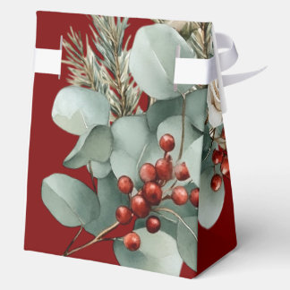 Caja Para Regalos Floral Navidades blancos rojos Rosa ducha de novia
