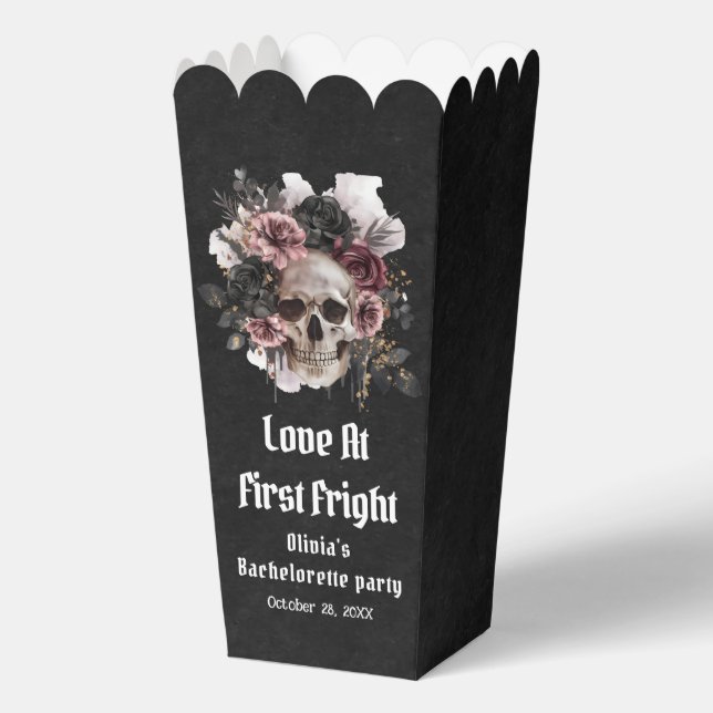 Caja Para Regalos Floral Skull Love En First Fright Bachelorette (Anverso)