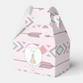 Caja Para Regalos Floral Tribal Teepee Wild One First Birthday