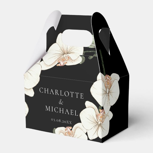 Caja Para Regalos  Floral Wedding Box Geschenkschachtel (Front Side)