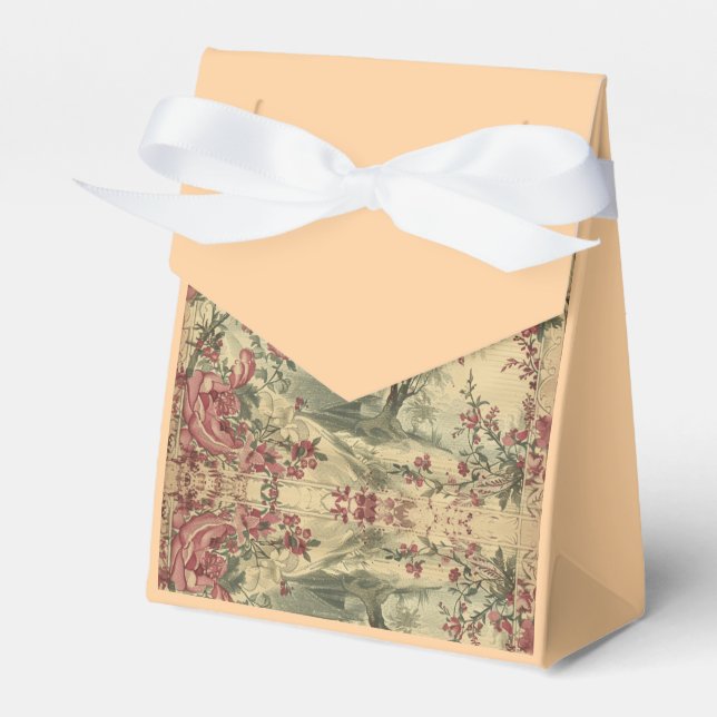 Caja Para Regalos Florecimiento internacional floral de Asia crema (Front Side)