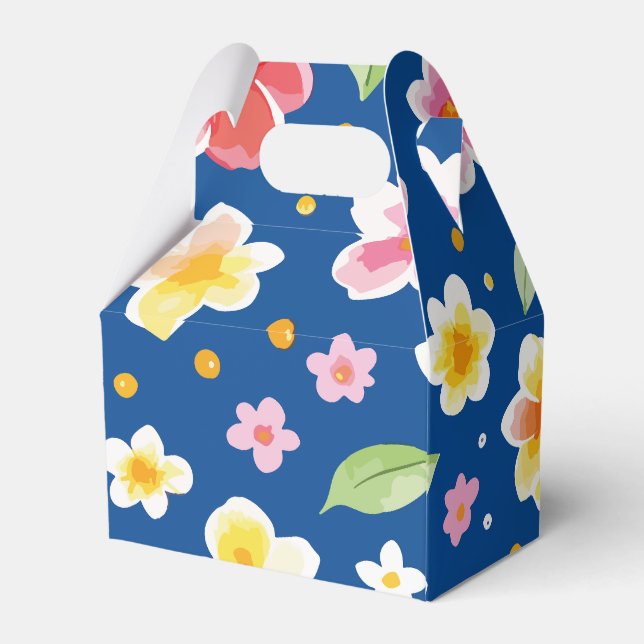 Caja Para Regalos Flores (Reverso)