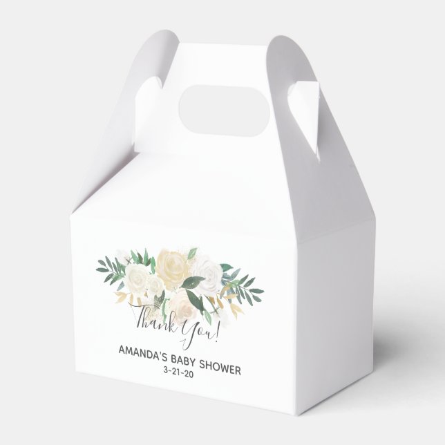 Caja Para Regalos Flores Baby Shower (Front Side)