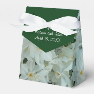 Caja Para Regalos Flores blancas de arcissus paperblancas