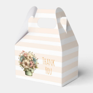 Caja Para Regalos Flores Caprichosas en una Maceta de Planter Gracia