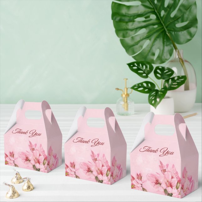 Caja Para Regalos Flores de cerezo rosa (Múltiple)