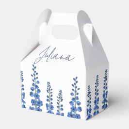 Caja Para Regalos Flores de delfino azul de julio