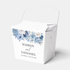 Caja Para Regalos Flores de flores azules deslumbrantes Boda Jardín