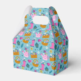 Caja Para Regalos Flores de jardín de primavera