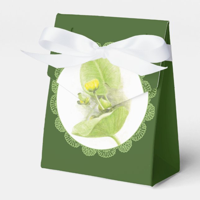 Caja Para Regalos Flores de lirios (Front Side)