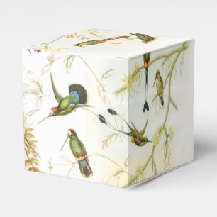 Caja Para Regalos Flores de los animales de la fauna de los pájaros