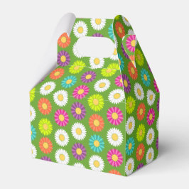 Caja Para Regalos Flores de Pascua