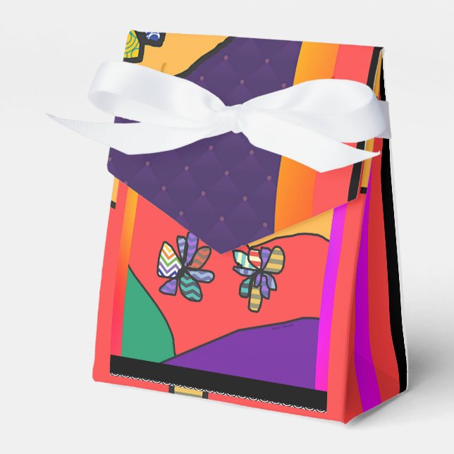 CAJA PARA REGALOS FLORES DE PATRÓN (Front Side)