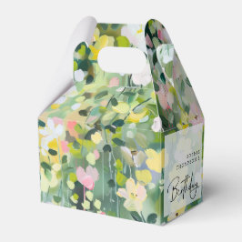 Caja Para Regalos Flores de pradera elegante cumpleaños