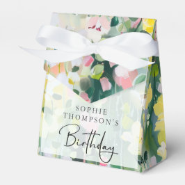 Caja Para Regalos Flores de pradera elegante cumpleaños