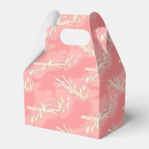 Caja Para Regalos Flores de primavera de Lily-of-the-valley rosadas
