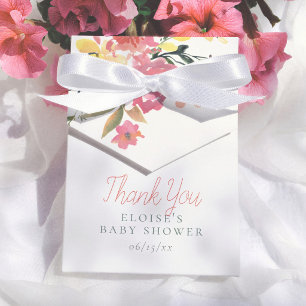 Caja Para Regalos Flores de primavera elegante niña baby shower agra