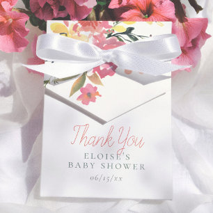 Caja Para Regalos Flores de primavera elegante niña baby shower agra