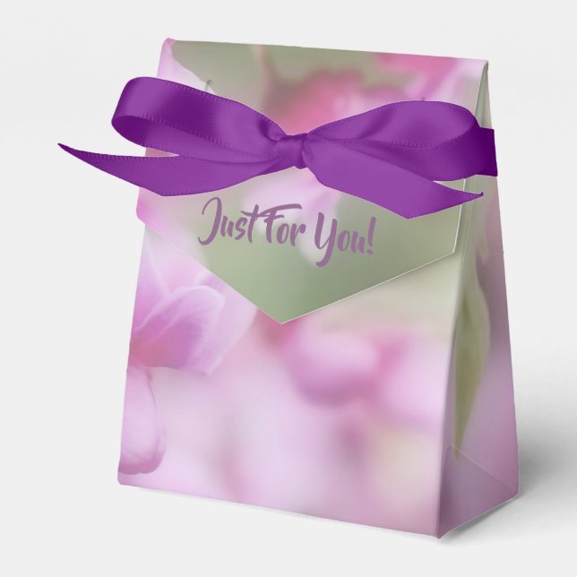 Caja Para Regalos Flores de repetición (Front Side)