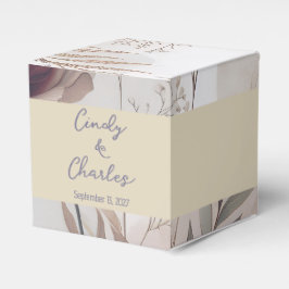 Caja Para Regalos Flores elegantes