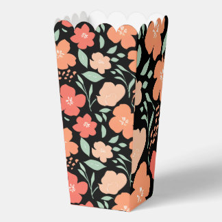 Caja Para Regalos Flores Elegantes de Acuarela - Regalo Floral Delic