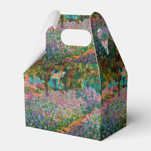 Caja Para Regalos Flores Giverny del Irises Monet Garden (Front Side)