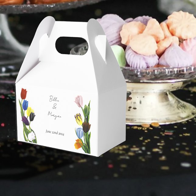Caja Para Regalos Flores LGBTQplus Tulips (Subido por el creador)