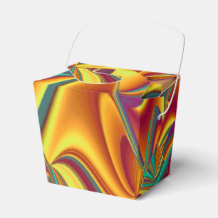 Caja Para Regalos Flores Mágicas de Primavera Verano Otoño