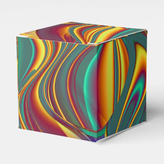 Caja Para Regalos Flores Mágicas de Primavera Verano Otoño (Costado Anverso)