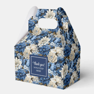 Caja Para Regalos Flores Navales Hermosas Favor Floral Personalizado