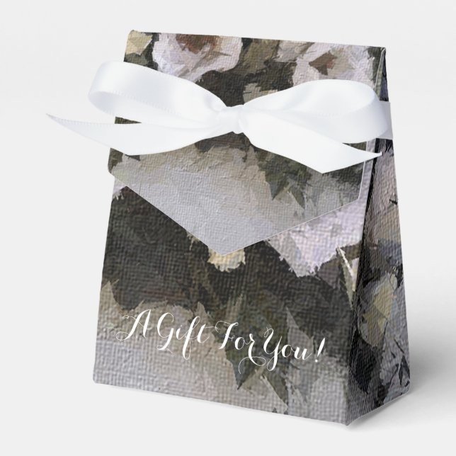 Caja Para Regalos Flores románticas | Rosas de Lavender (Front Side)