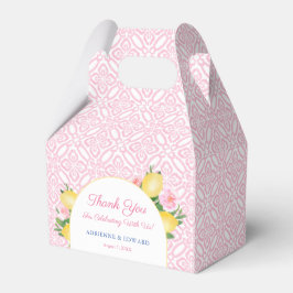 Caja Para Regalos Flores rosadas de Bonito arca y ducha de bodas lem