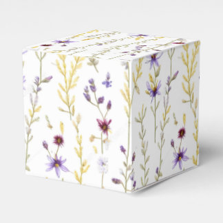 Caja Para Regalos Flores salvajes de inspiración natural