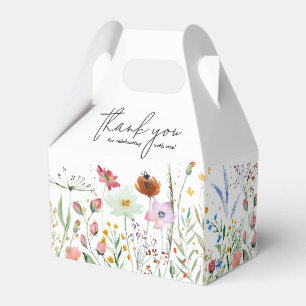 Caja Para Regalos Flores salvajes Ducha de novias