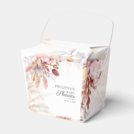 Caja Para Regalos Flores secas de hierba de Boho Pampas de Baby Show