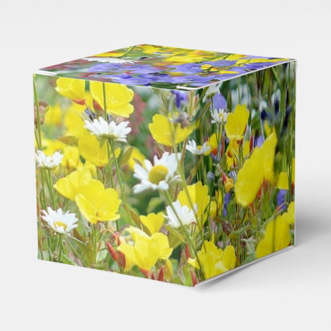 Caja Para Regalos Flores Silvestres (Costado Anverso)
