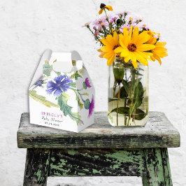 Caja Para Regalos Flores silvestres coloridas Baby Shower