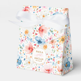 Caja Para Regalos Flores silvestres Elegante Boda romántico Boho Flo