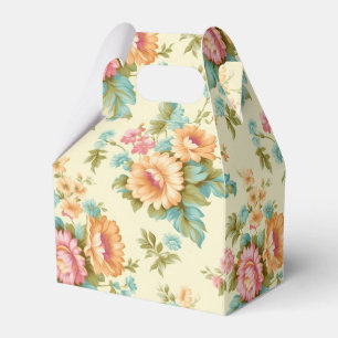 Caja Para Regalos Flores victorianas de estilo rústico