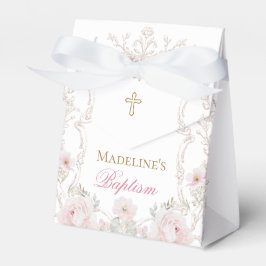 Caja Para Regalos flores y mariposas Bautizo