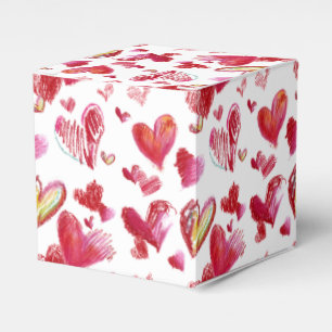Caja Para Regalos Flying Love Hearts Paper Box