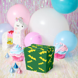 Caja Para Regalos Flying Yellow Halloween Bats