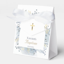 Caja Para Regalos foliage acuarela Bautismo
