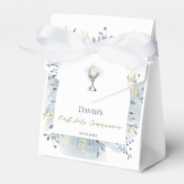 Caja Para Regalos foliage acuarela Primera Comunión