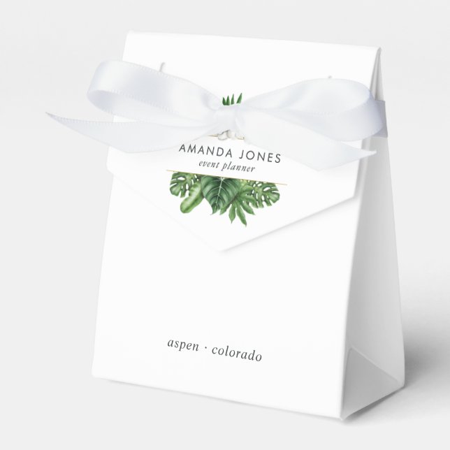 Caja Para Regalos Foliage de la vegetación tropical (Front Side)