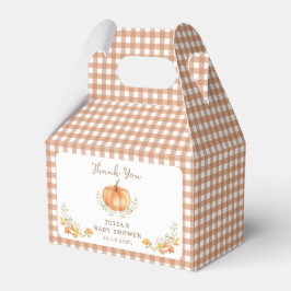 Caja Para Regalos Foliage del Boho Pumpkin Fall Baby Shower