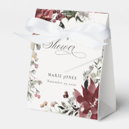 Caja Para Regalos Foliage Dusky Warm Winter Festiage Baby Shower