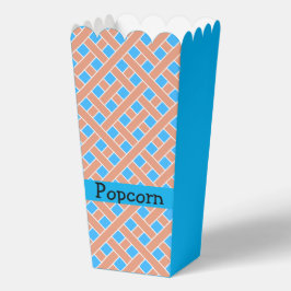 Caja Para Regalos Fondo azul del patrón del tambor